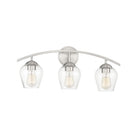 Meridian M80032BN Three Light Bathroom Vanity Light in Brushed Nickel