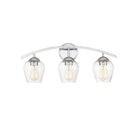 Meridian M80032CH Three Light Bathroom Vanity Light in Chrome