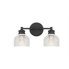 Meridian M80034MBK Two Light Bathroom Vanity Light in Matte Black