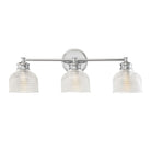 Meridian M80035CH Three Light Bathroom Vanity Light in Chrome