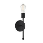 Meridian M90005MBK One Light Wall Sconce in Matte Black