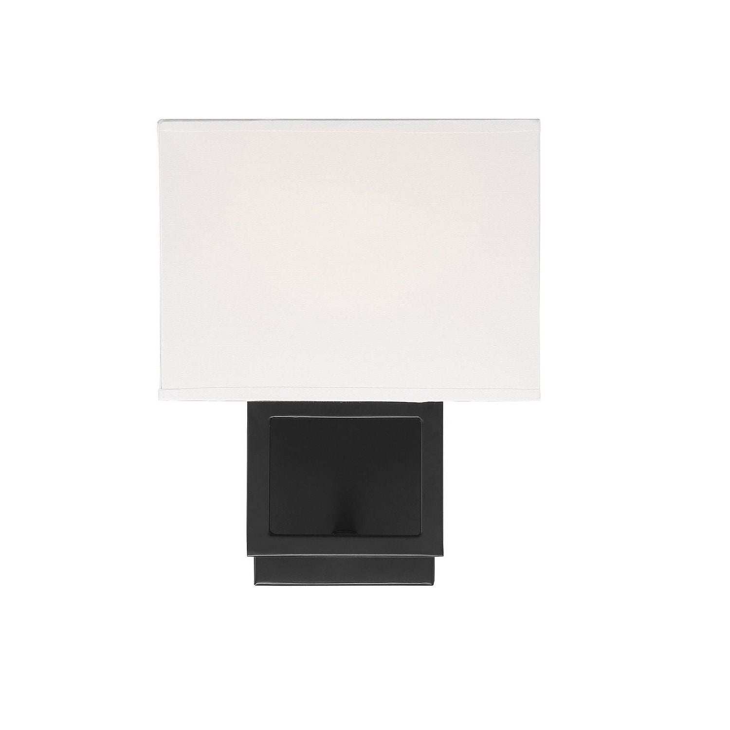 Meridian M90009MBK One Light Wall Sconce in Matte Black