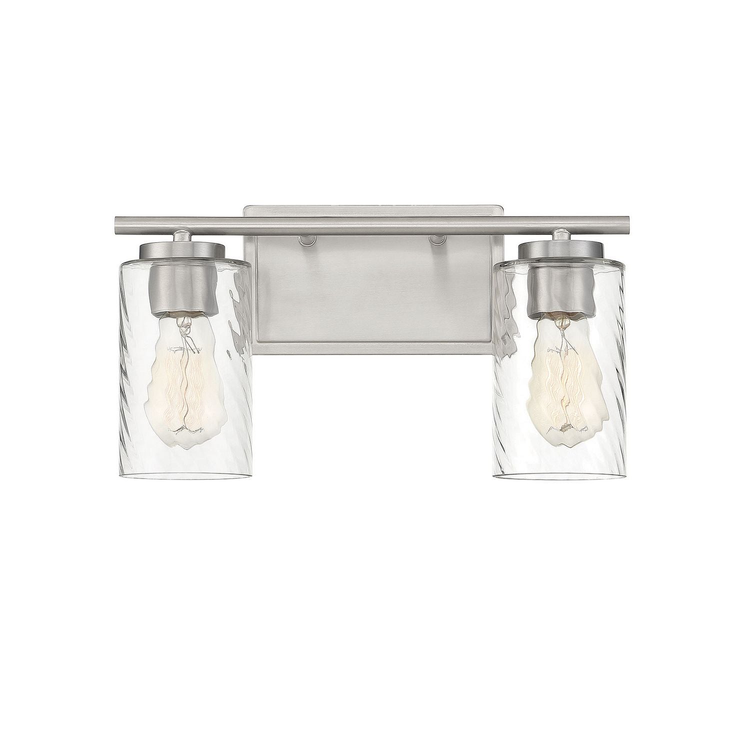 Meridian M80037BN Two Light Bathroom Vanity Light in Brushed Nickel