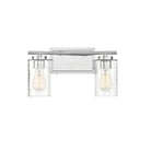 Meridian M80037CH Two Light Bathroom Vanity Light in Chrome
