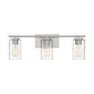 Meridian M80038BN Three Light Bathroom Vanity Light in Brushed Nickel