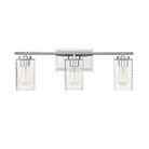 Meridian M80038CH Three Light Bathroom Vanity Light in Chrome
