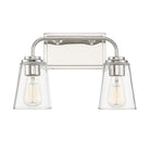 Meridian M80043PN Two Light Bathroom Vanity Light in Polished Nickel