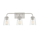 Meridian M80044BN Three Light Bathroom Vanity Light in Brushed Nickel
