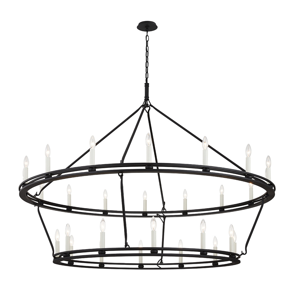 Troy Lighting Canada - F6235-TBK - 28 Light Chandelier - Sutton - Textured Black