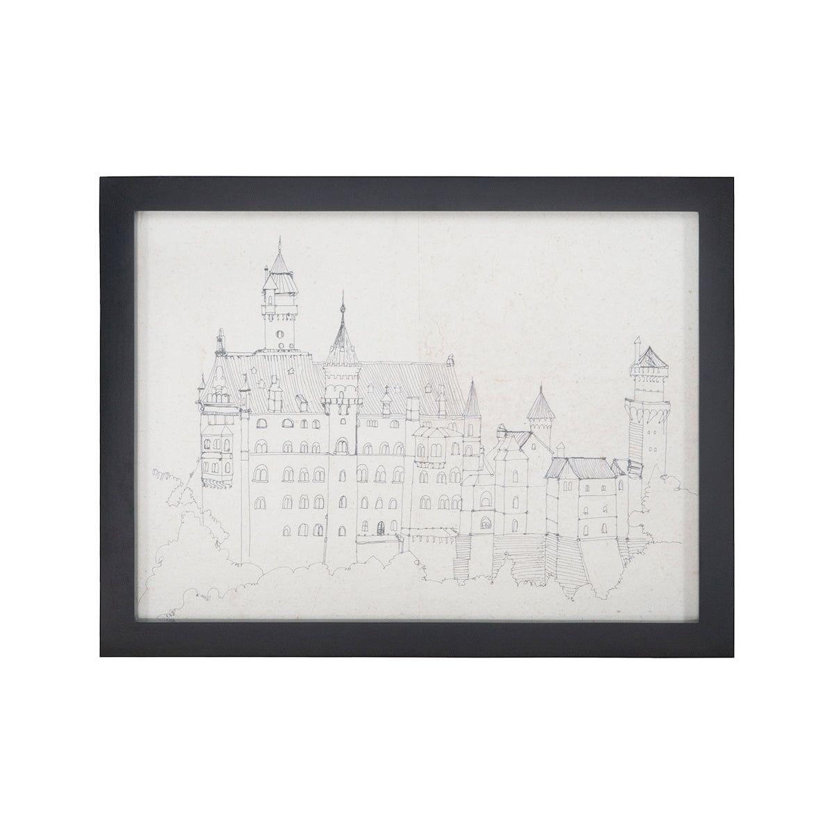 ELK Home - Neuschwanstein Castle Wall Decor - 7011-574 - Canada Light Shop