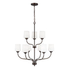 Generation Lighting Canada - 3102809-710 - Nine Light Chandelier - Windom - Bronze