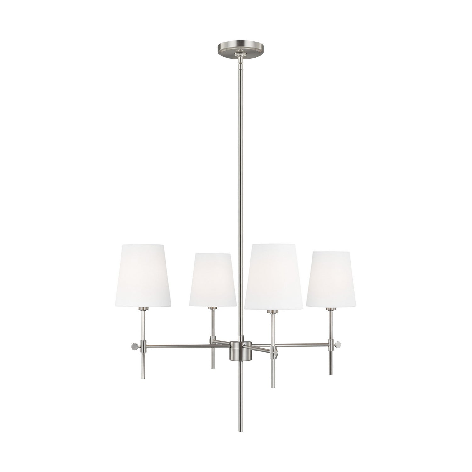 Visual Comfort Studio Canada - 3187204EN-962 - Four Light Chandelier - Baker - Brushed Nickel