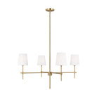 Visual Comfort Studio Canada - 3287204-848 - Four Light Chandelier - Baker - Satin Brass
