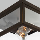 Visual Comfort Studio Canada - 7848402-71 - Two Light Outdoor Flush Mount - Founders - Antique Bronze