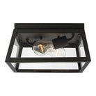 Visual Comfort Studio Canada - 7848402EN3-12 - Two Light Outdoor Flush Mount - Founders - Black