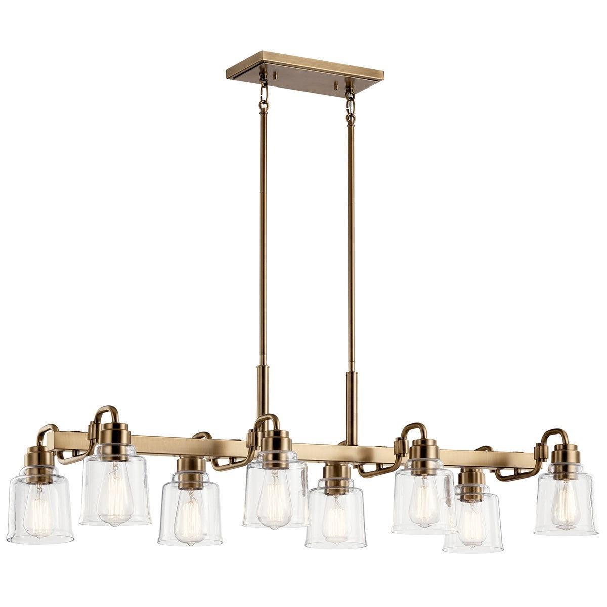 Kichler - Aivian Linear Chandelier - 52400WBR - Canada Light Shop