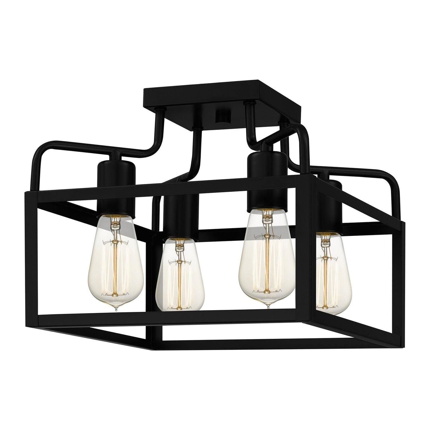 Quoizel - Paulsen Semi-Flush Mount - QSF5349MBK - Canada Light Shop