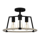 Quoizel - Tippet Semi Flush Mount - TPT1716MBK - Canada Light Shop