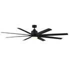 Meridian M2025MBK 72" Outdoor Ceiling Fan in Matte Black