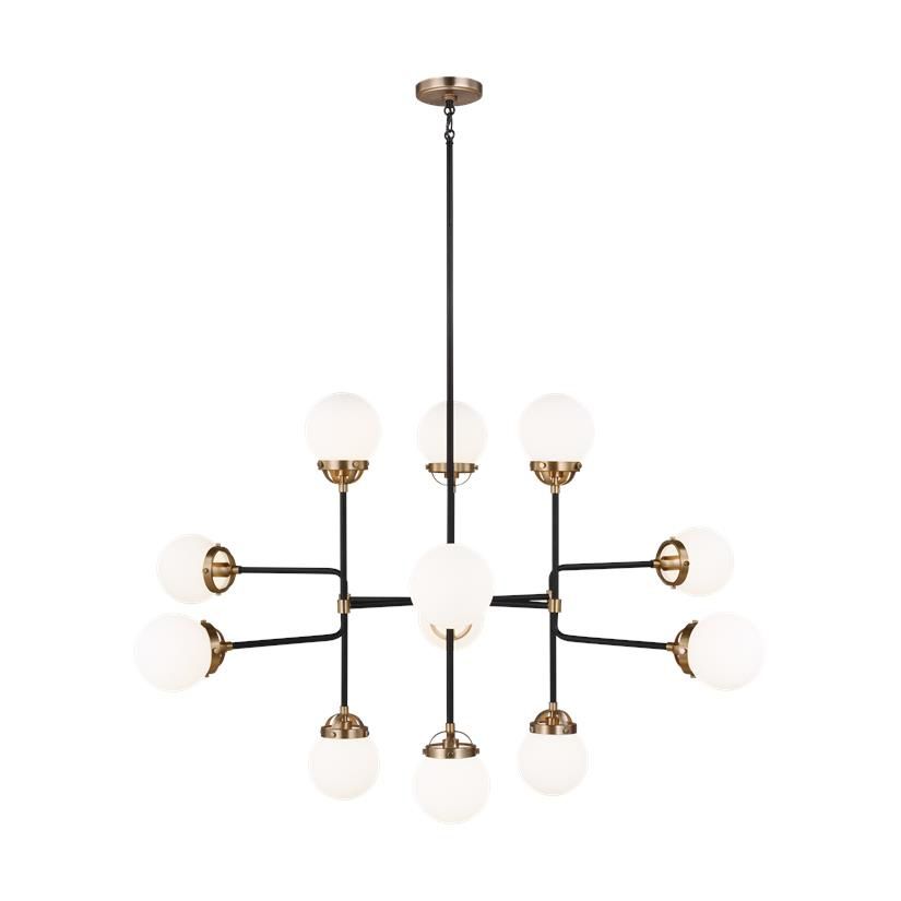 Visual Comfort Studio Canada - 3187912-848 - 12 Light Chandelier - Cafe - Satin Brass
