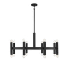 Meridian M100103MBK 16 Light Chandelier in Matte Black