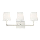 Meridian M80053PN Three Light Bathroom Vanity Light in Polished Nickel