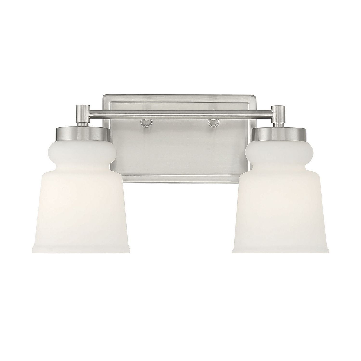 Meridian M80057BN Two Light Bathroom Vanity Light in Brushed Nickel