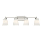Meridian M80059BN Four Light Bathroom Vanity Light in Brushed Nickel
