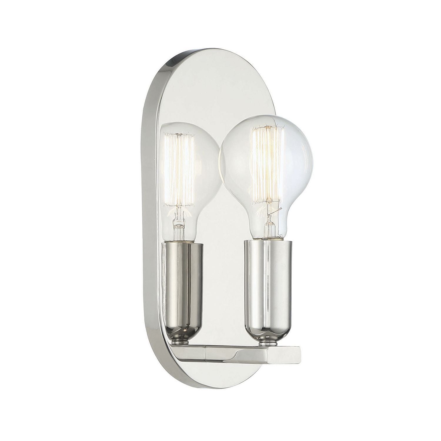 Meridian M90059PN One Light Wall Sconce in Polished Nickel