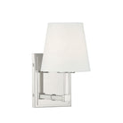 Meridian M90071PN One Light Wall Sconce in Polished Nickel
