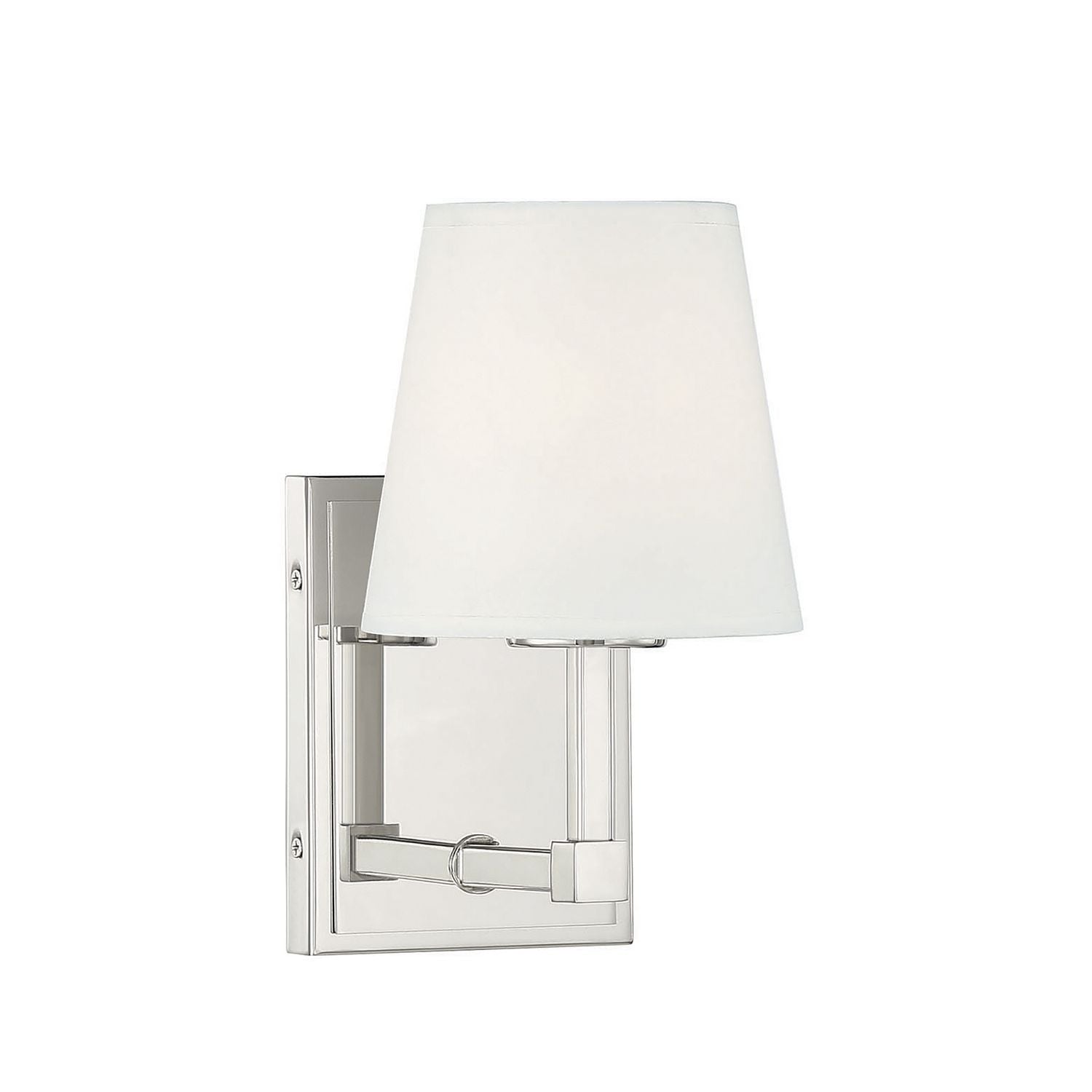 Meridian M90071PN One Light Wall Sconce in Polished Nickel