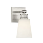 Meridian M90072BN One Light Wall Sconce in Brushed Nickel