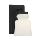 Meridian M90073MBK One Light Wall Sconce in Matte Black