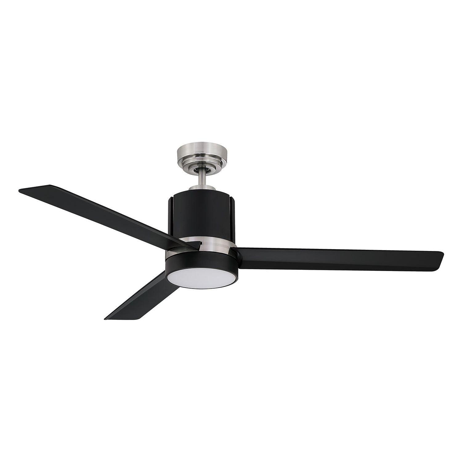 Kendal Lighting - Allure Ceiling Fan - AC30052-BLK/SN - Canada Light Shop