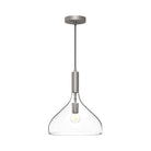 Alora Canada - PD532312BNCL - One Light Pendant - Belleview - Brushed Nickel/Clear Glass