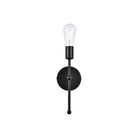 Elegant Lighting - Keely Wall Sconce - LD2356BK - Canada Light Shop