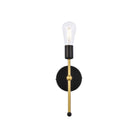 Elegant Lighting - Keely Wall Sconce - LD2356BKR - Canada Light Shop