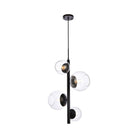 Elegant Lighting - Wells Pendant - LD654D18BK - Canada Light Shop