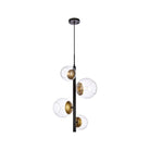 Elegant Lighting - Wells Pendant - LD654D18BRK - Canada Light Shop