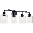 Kichler - Gunnison Bath - 45667BK - Canada Light Shop