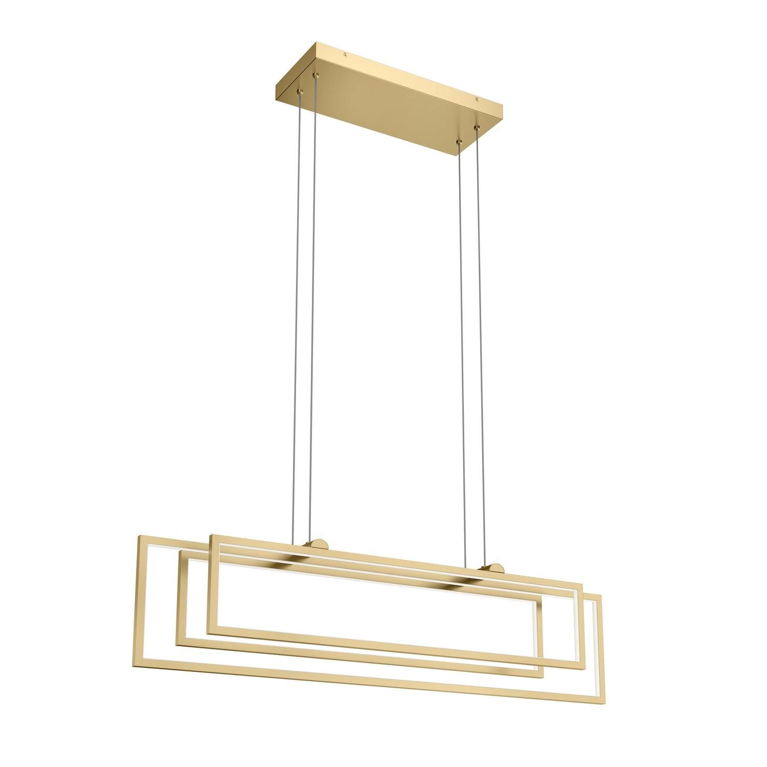 Kichler - Jestin LED Linear Chandelier - 84331 - 84322CG - Canada Light Shop