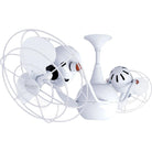Matthews Fan Company - Vent-Bettina 42" Ceiling Fan - VB-WH-MTL - Canada Light Shop