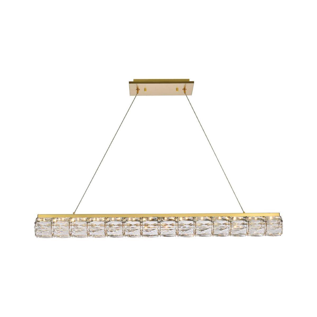 Elegant Lighting - Valetta LED Linear Pendant - 3501D42G - Canada Light Shop