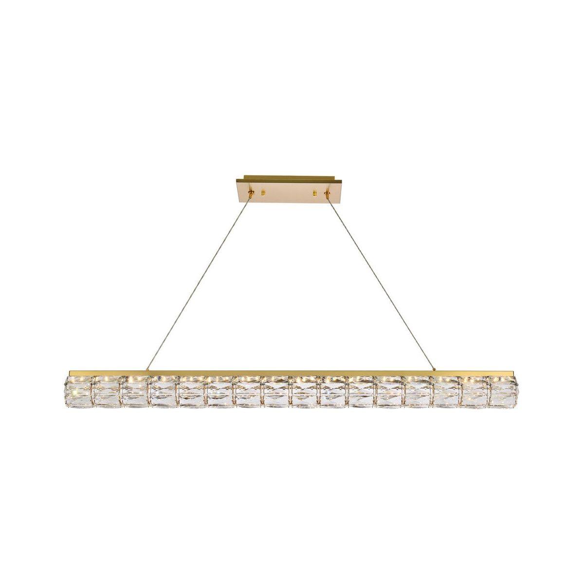 Elegant Lighting - Valetta LED Linear Pendant - 3501D48G - Canada Light Shop