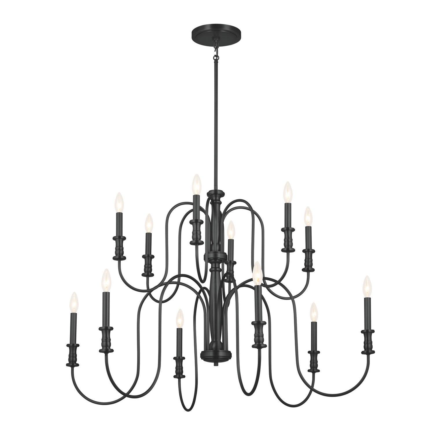 Kichler - Karthe 2 Tier Chandelier - 52472BK - Canada Light Shop