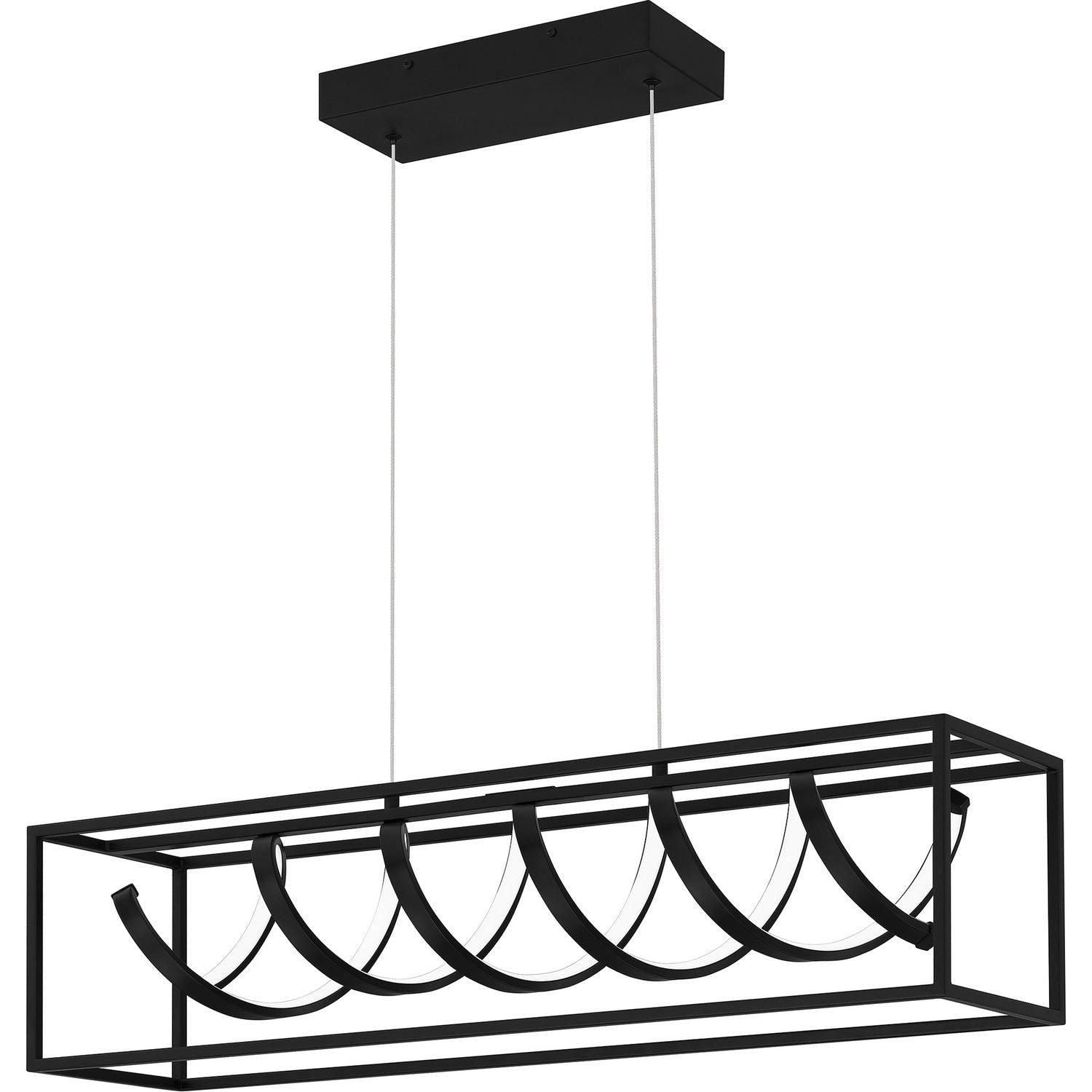 Quoizel - Amaranth LED Island Chandelier - PCARN132MBK - Canada Light Shop