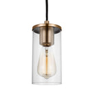 Visual Comfort Studio Canada - 6190301-848 - One Light Mini-Pendant - Zire - Satin Brass