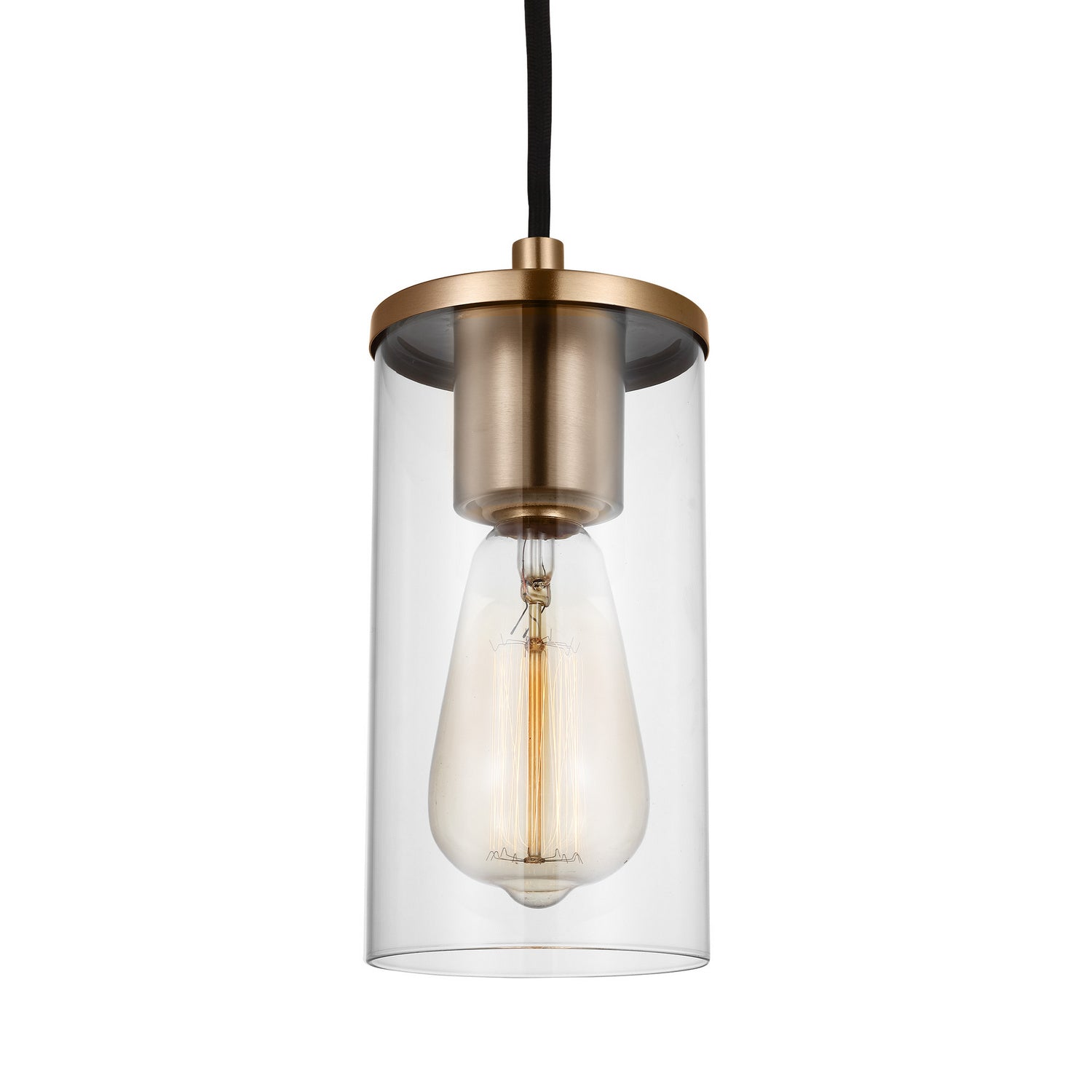 Visual Comfort Studio Canada - 6190301-848 - One Light Mini-Pendant - Zire - Satin Brass