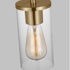 Visual Comfort Studio Canada - 6190301-848 - One Light Mini-Pendant - Zire - Satin Brass