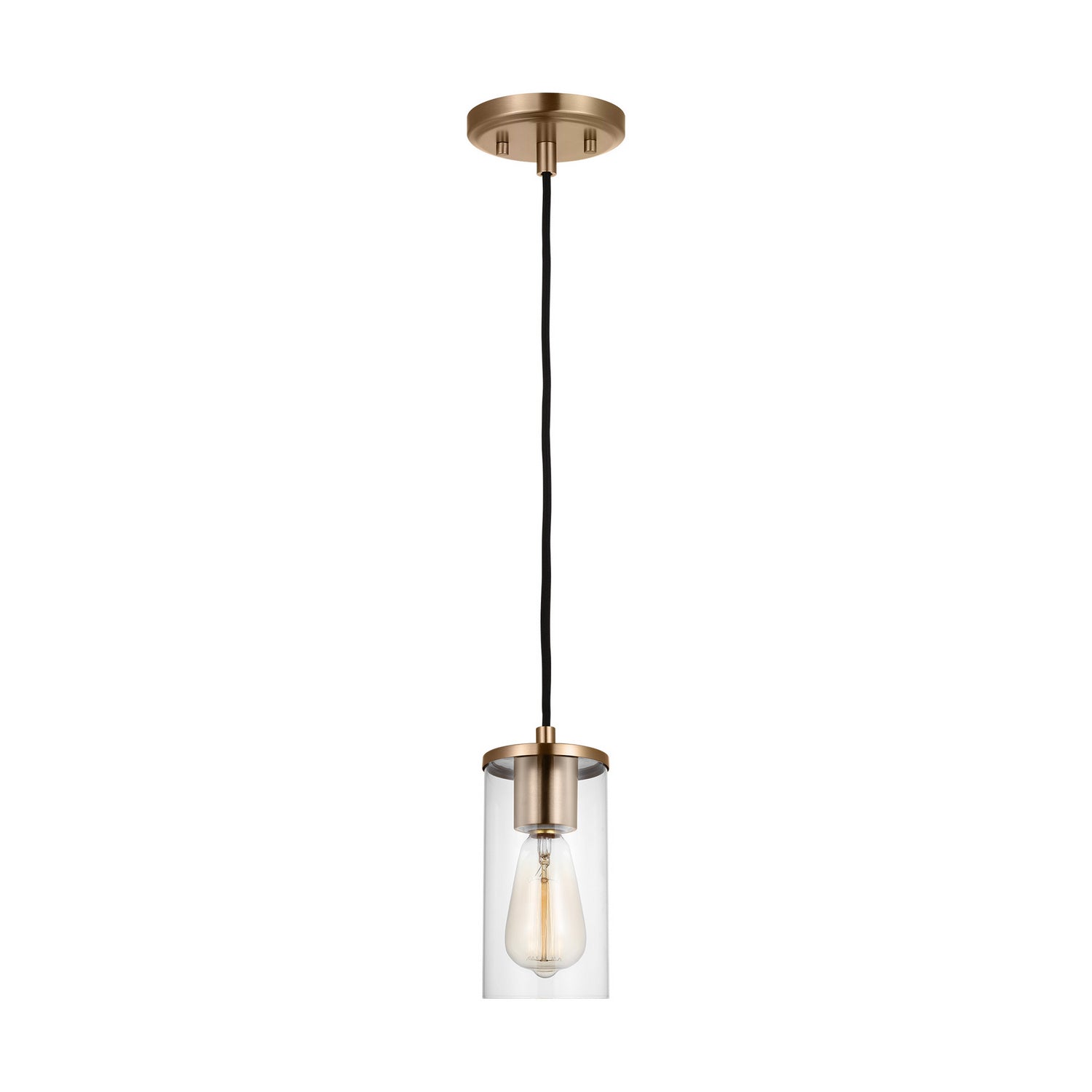 Visual Comfort Studio Canada - 6190301-848 - One Light Mini-Pendant - Zire - Satin Brass